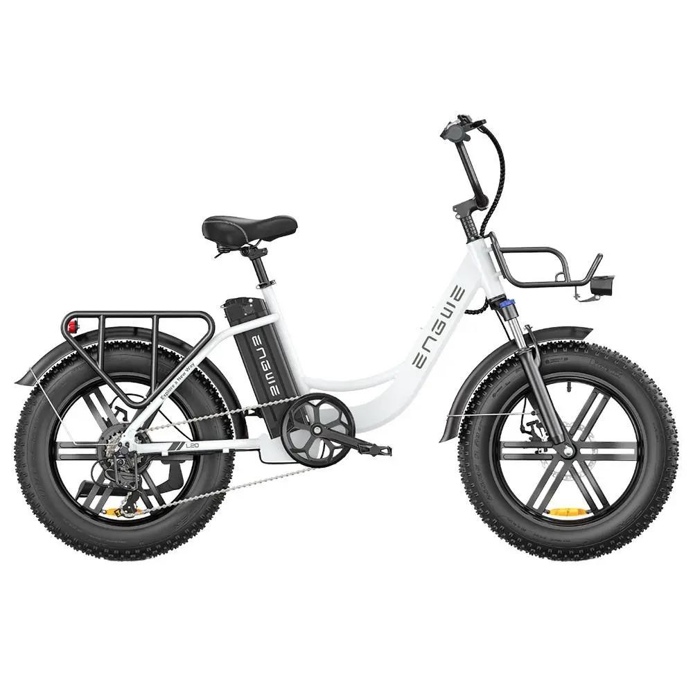 ENGWE L20 전기 자전거 산악 자전거, 20*4.0 인치 팻 타이어 250W 모터, 25 km/h 최대 속도 48V 13Ah 배터리, 140km 주행 거리 전기 자전거